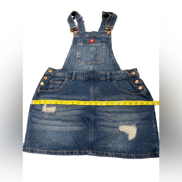 Dickies Women’s Distressed Skirt Overalls, XL - Picture 10 of 11